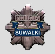 gwiazda policyjna z napisem Policja