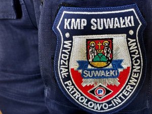 Naszywka na mundur Wydziału Patrolowo Interwencyjnego KMP Suwałki