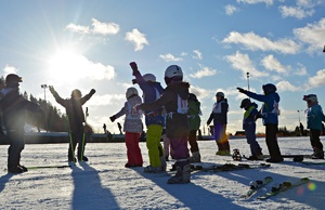 przygotowanie uczestników do zawodów narciarskich