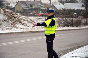 Policjantka ruchu drogowego