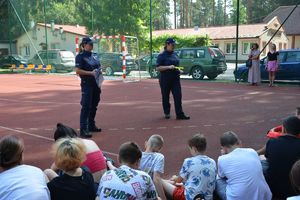 Spotkanie policjantów z dziećmi