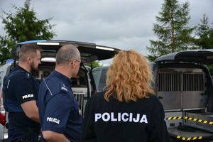 Policjanci z polski i litwy