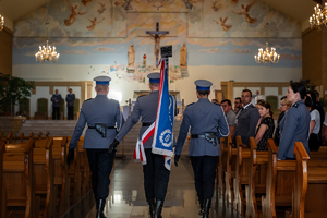 msza święta z udziałem Policjantów