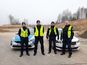 policjanci z polski i litwy