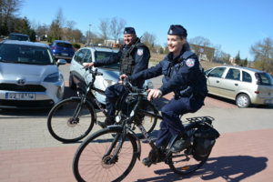 Policyjny patrol rowerowy