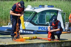 Szkolenie wodne policjantów