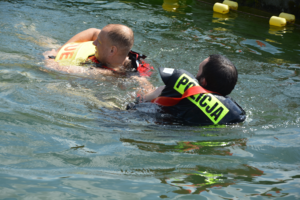 Szkolenie wodne policjantów