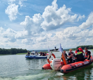Szkolenie wodne policjantów