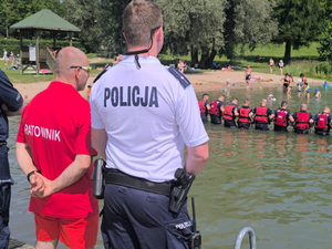 Szkolenie wodne policjantów