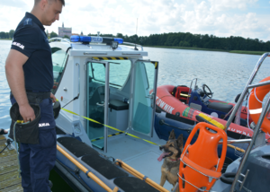 Szkolenie  policjantów z psem służbowym