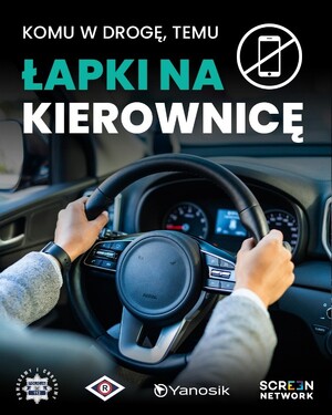 Łapki na kierownicy