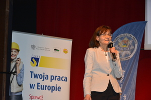 kobieta przemawiająca