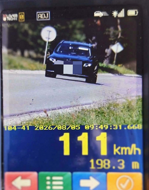 zdjęcie z przekroczenia prędkości