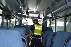 kontrola autobusu szkolnego